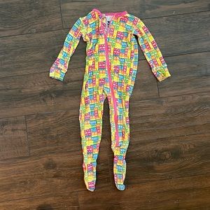 KicKee Pants pajamas zipper footie. Size 12-18 months